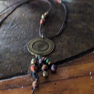 Bohemian Beaded Pendant Necklace
